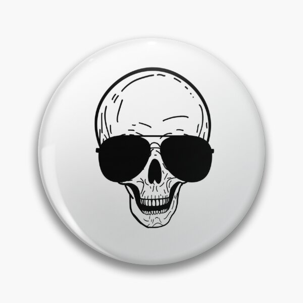 Item preview, Skull Aviator Sunglasses designed and sold by Rustic Valley Studio.
