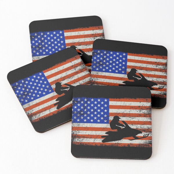 Item preview,  Snowmobile Vintage American Flag - Snowmobile Riding Gift designed and sold by mouaataaz.