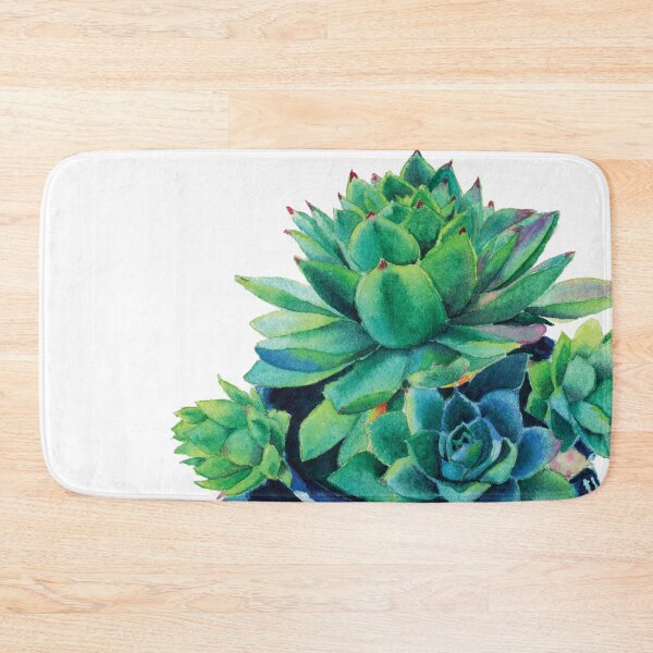 Item preview, Potted Succulent Watercolor designed and sold by Kelly Roy.