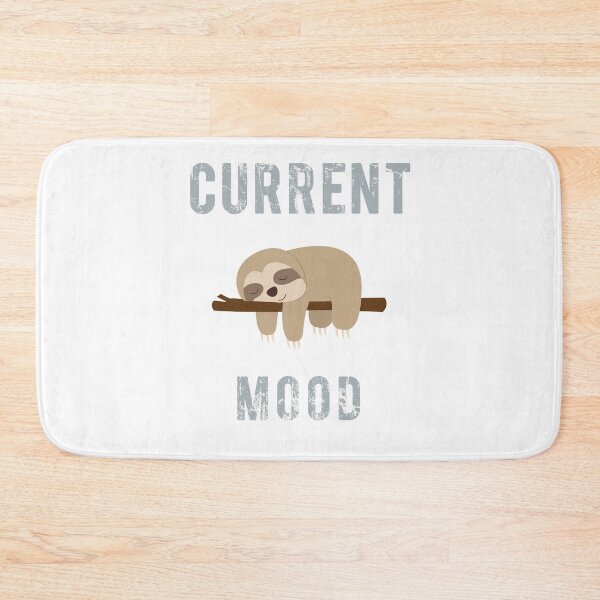 Item preview, Current Mood Lazy Sloth Sleeping designed and sold by masterbones.