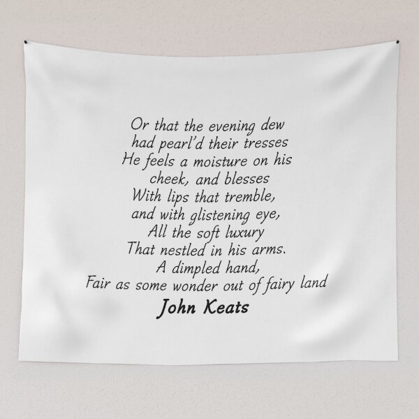 Item preview, John Keats from Calidore a Fragment  designed and sold by Krystal  Thomas.