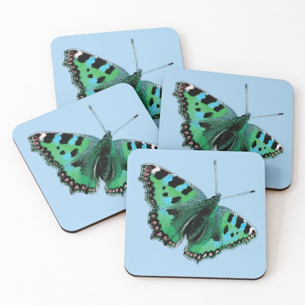 Item preview, Tortoiseshell Butterfly - Green designed and sold by QuarterMoon.