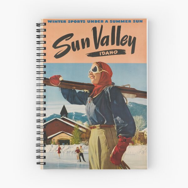 Item preview, Sun Valley Idaho vintage travel poster designed and sold by stickart-marek.