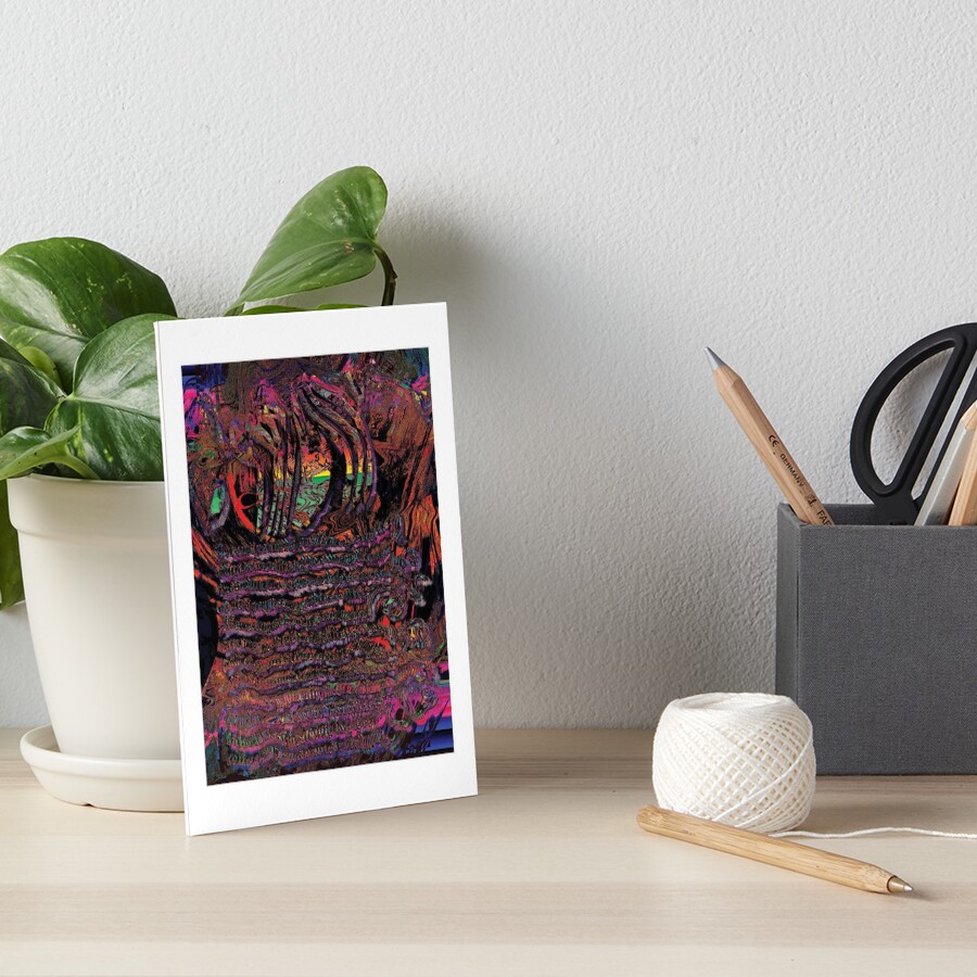 Item preview, Art Board Print designed and sold by badjuju97.