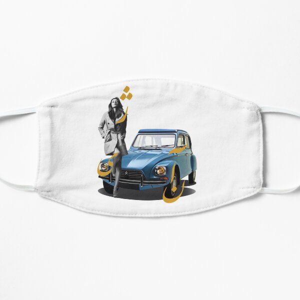 Cutey Blue Flat Mask