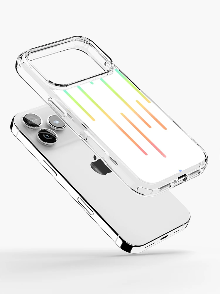 Thumbnail 2 of 5, iPhone Case, Rainbow Pattern designed and sold by pixiekitcat.