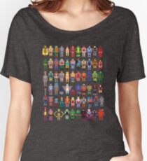 Camiseta ancha para mujer Maestros de 8 bits