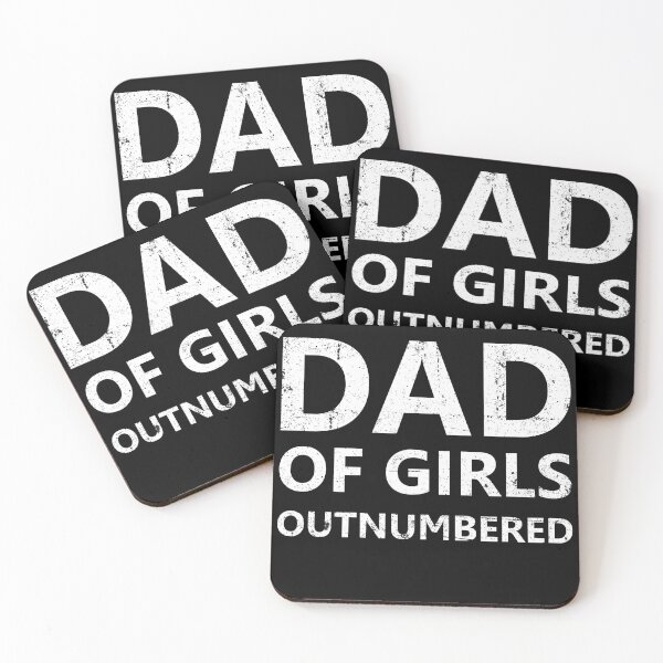 Item preview, Dad Of Girls Outnumbered Vintage Fathers Day Gift designed and sold by mouaataaz.