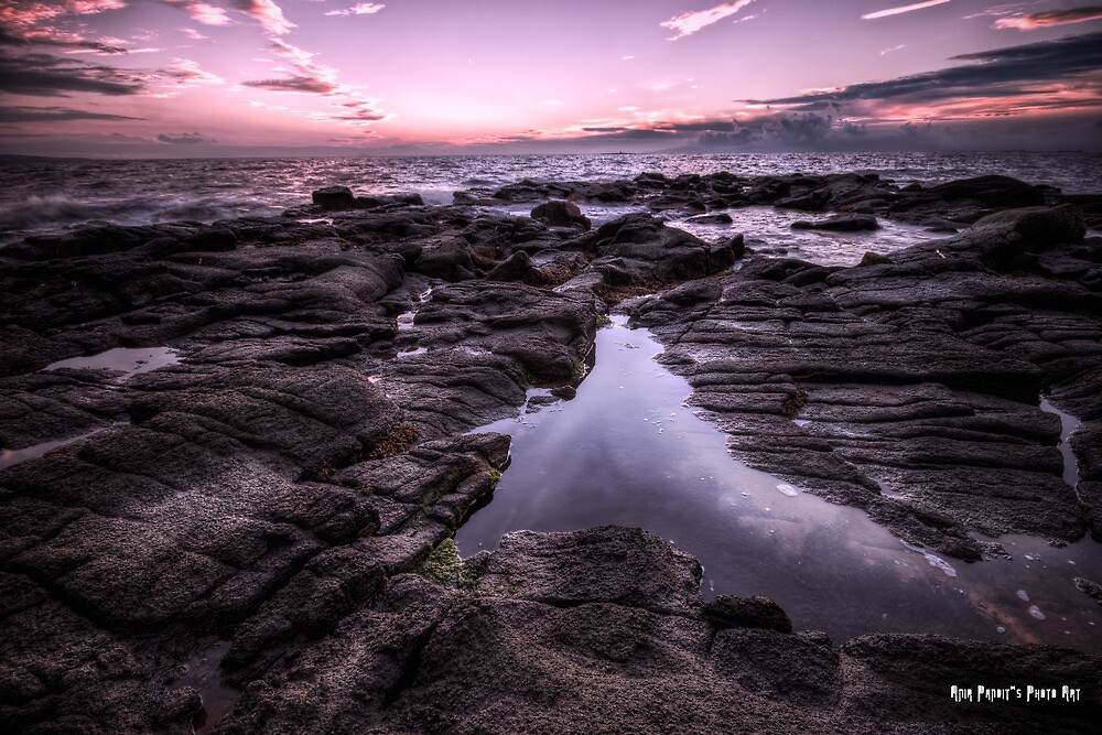 "The Ebbing Tide Ballast Bank, Troon, Scotland" by Aniruddha Pandit