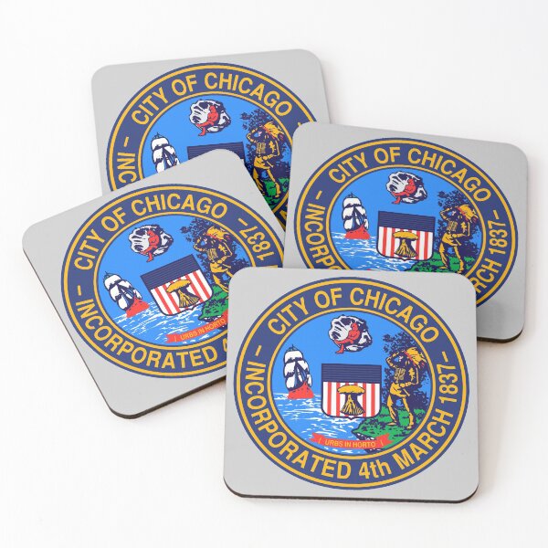 Item preview, Chicago Seal Decal designed and sold by Decal Mania.