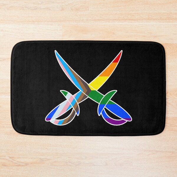 Item preview, Pride Pirate Swords -- Progress Pride Flag designed and sold by halberdier.