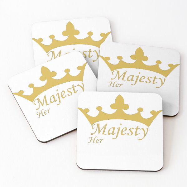 Item preview, Her Majesty Gold T-shirt designed and sold by Omar Naeel.