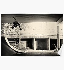 Jason Dill backside ollie by Sam Muller Poster
