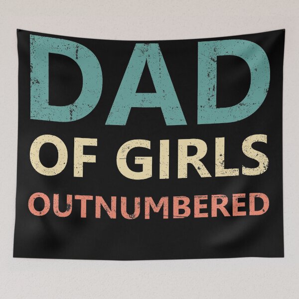 Item preview, Dad Of Girls Outnumbered designed and sold by mouaataaz.