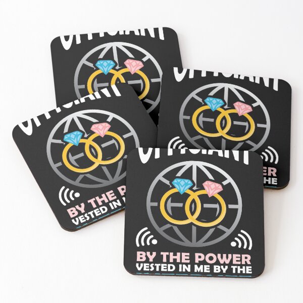 Item preview, Funny Internet Officiant Alt Wedding Gift Design Idea product designed and sold by Lisbob.