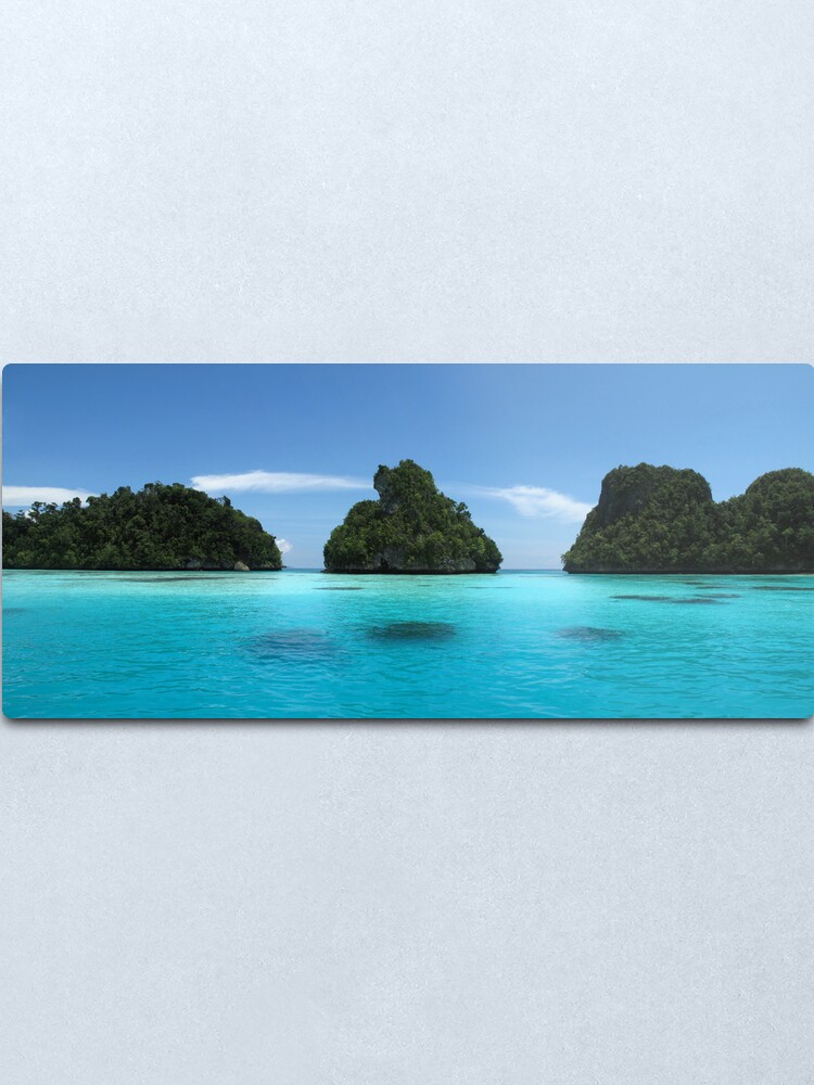 Alternate view of Three at Wayag part II Metal Print
