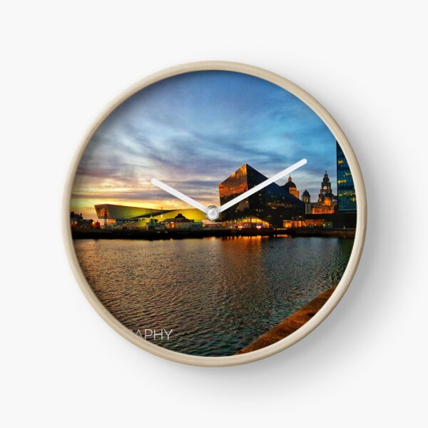 Item preview, Sunset at The Royal Albert Dock  designed and sold by Riacphotography.