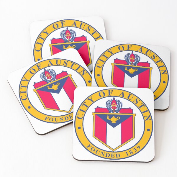 Item preview, Austin Flag Seal Design designed and sold by Decal Mania.