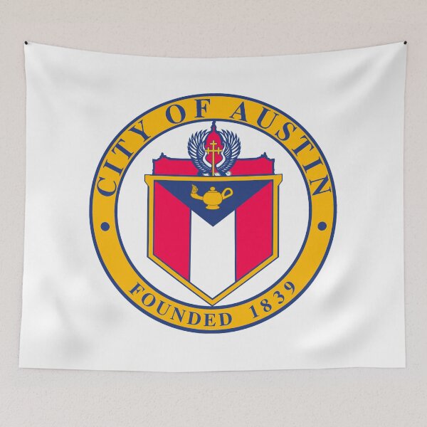 Item preview, Austin Flag Seal Design designed and sold by Decal Mania.