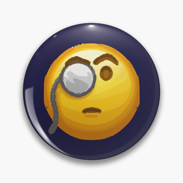 Item preview, emoji monocle  designed and sold by Gossip Rag.