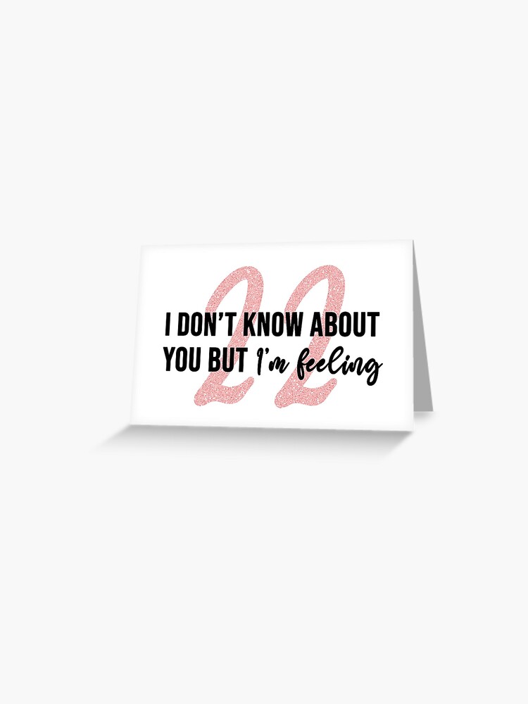 22 Taylor Swift | Greeting Card