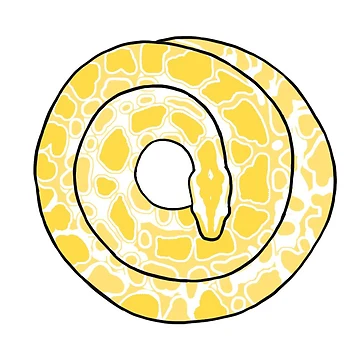 Artwork thumbnail, Albino Burmese Python by TheMightyPython