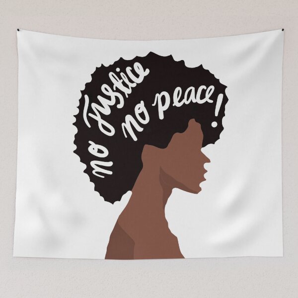 Item preview, no justice no peace designed and sold by khristinedesign.