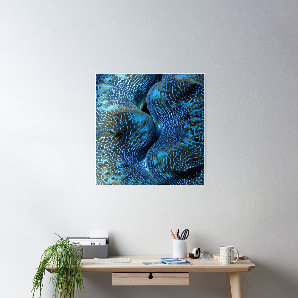 Blue Matrix Poster