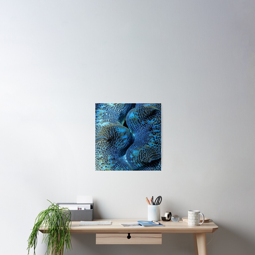Blue Matrix Poster