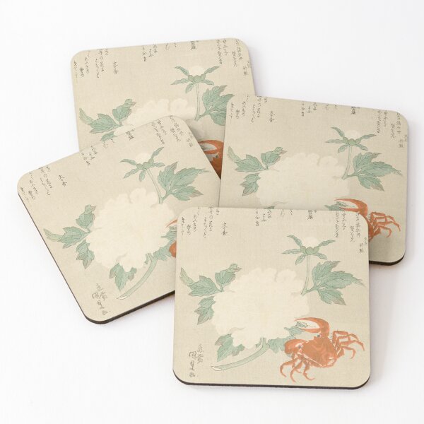 Item preview, Peony with Crab, Utagawa Kunisada, 1835 designed and sold by Vintage Wall Art.