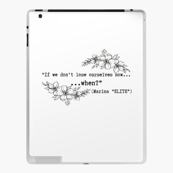 Coques Et Skins Adhesives Ipad Sur Le Theme Netflix Marina Elite Citation Citations Style De Vie Amour Film Adolescents Iloveyou Carla Samu Valerio S C3 rie Adolescent S C3 rie Lu Triste Vraie V C3 rit C3 Redbubble