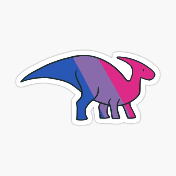 Ste-GAY-saurus  Pride Dinosaur Sticker – The Serpentry