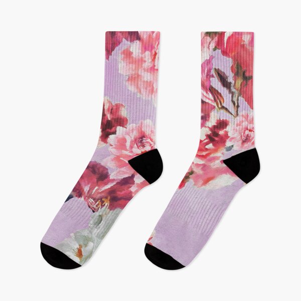 Item preview, Sunny Floral Lavender Pink designed and sold by grandreverie.
