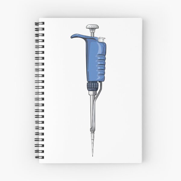 Item preview, Pipette with Blue Handle Illustration designed and sold by Zit-Zat-Zot.