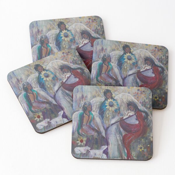 Item preview, The Nativity of Angels Fine Art Painting designed and sold by Nola Lee Kelsey.