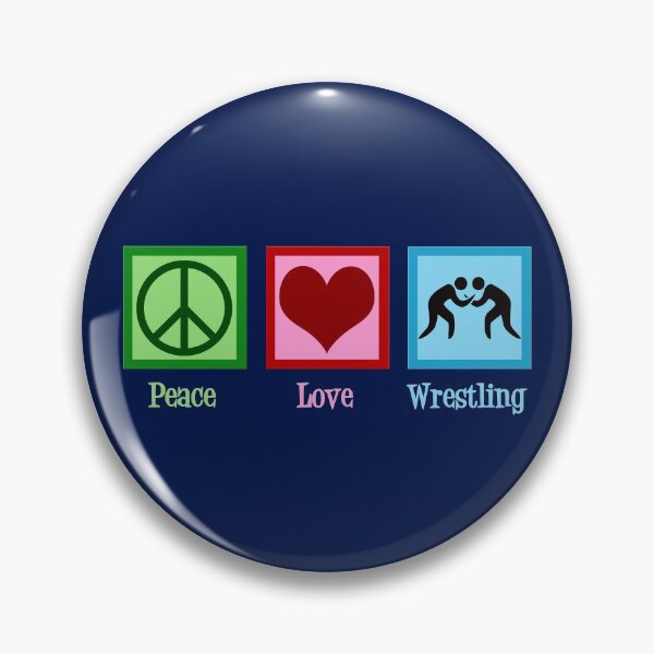 Item preview, Peace Love Wrestling designed and sold by Epic Love Designs.