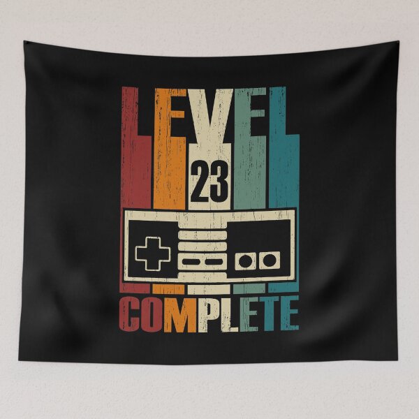 Item preview, Level 23 Complete - 23rd Wedding Anniversary Gift Fathers Day Gamer Dad designed and sold by nana1099.