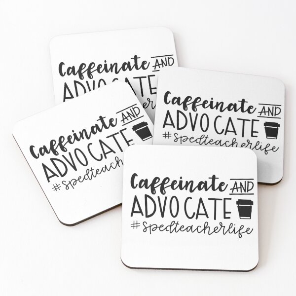 Item preview, Caffeinated and advocate designed and sold by mackenziebriann.