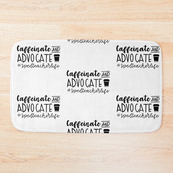 Item preview, Caffeinated and advocate designed and sold by mackenziebriann.