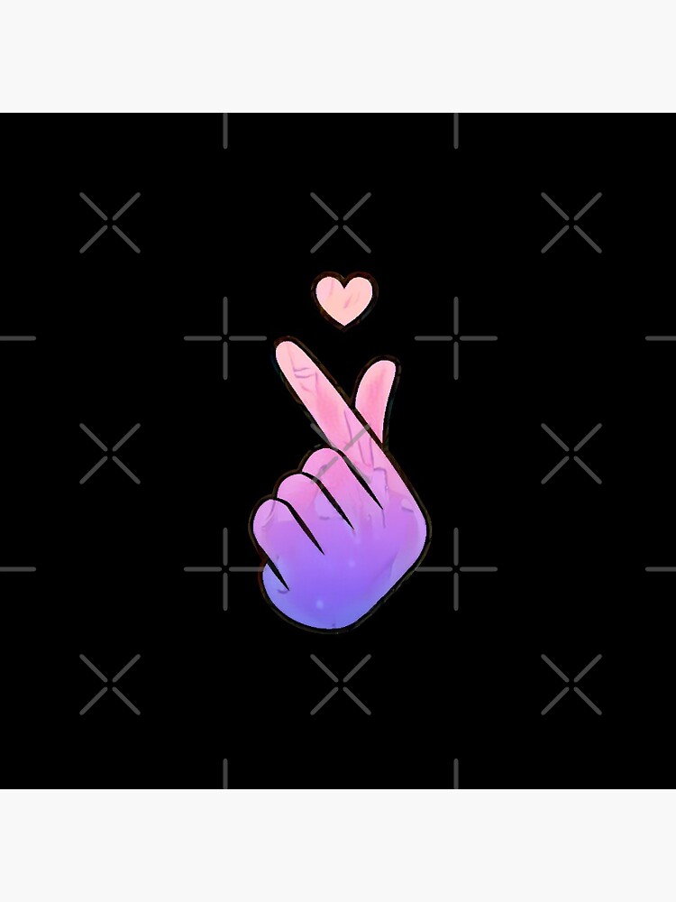  Weirdcore Aesthetic Kpop Finger Heart Saranghae Winged