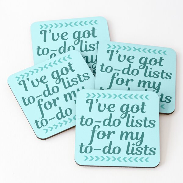 Item preview, Funny Workaholic To Do Lists designed and sold by Epic Love Designs.