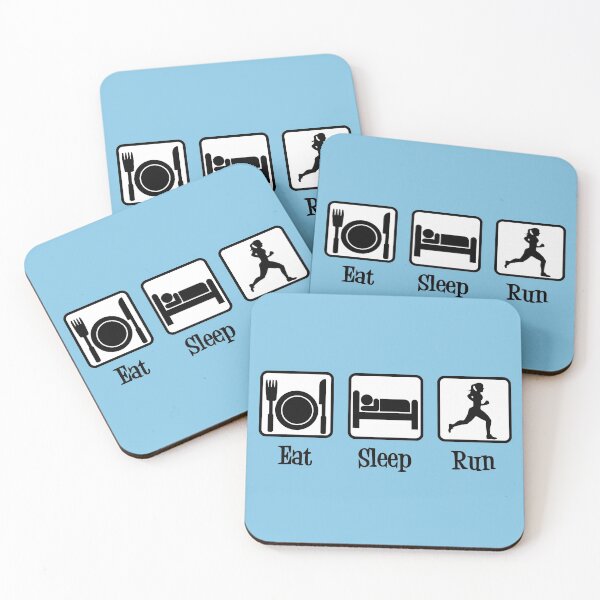 Item preview, Eat Sleep Run Funny Womens Running designed and sold by Epic Love Designs.