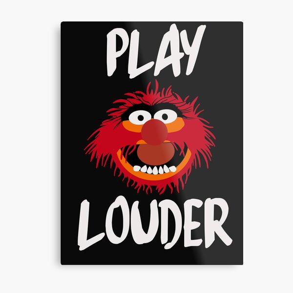 Play Louder Metal Print