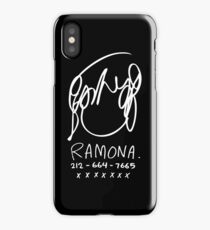 Ramona Flowers (on Black) iPhone Case