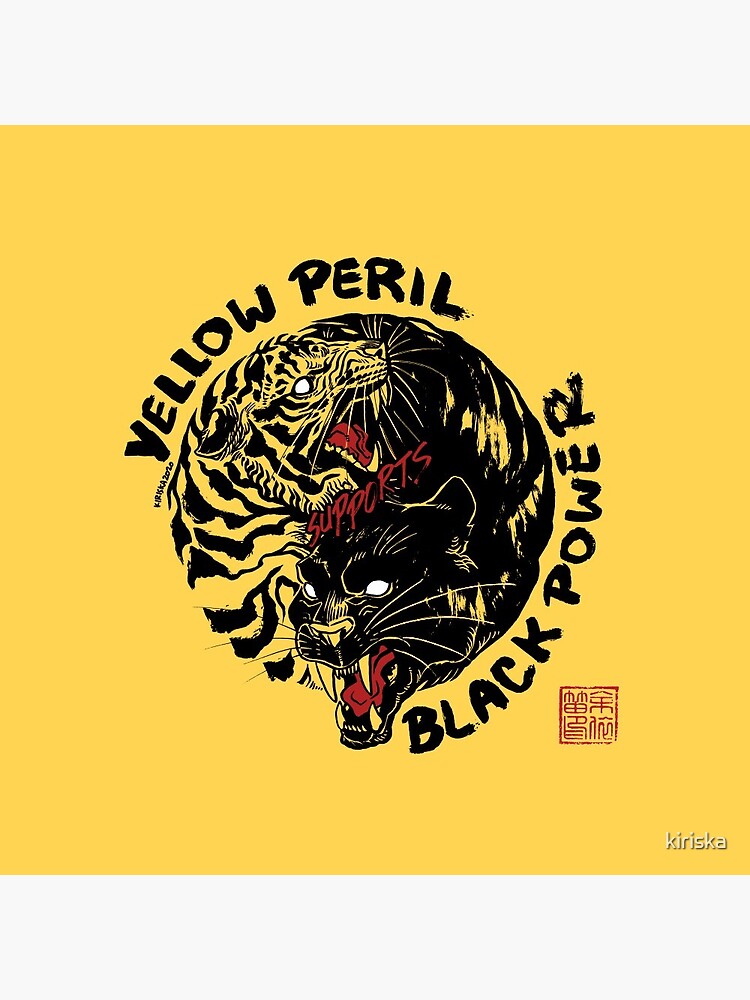 Yellow Peril Supports Black Power by kiriska