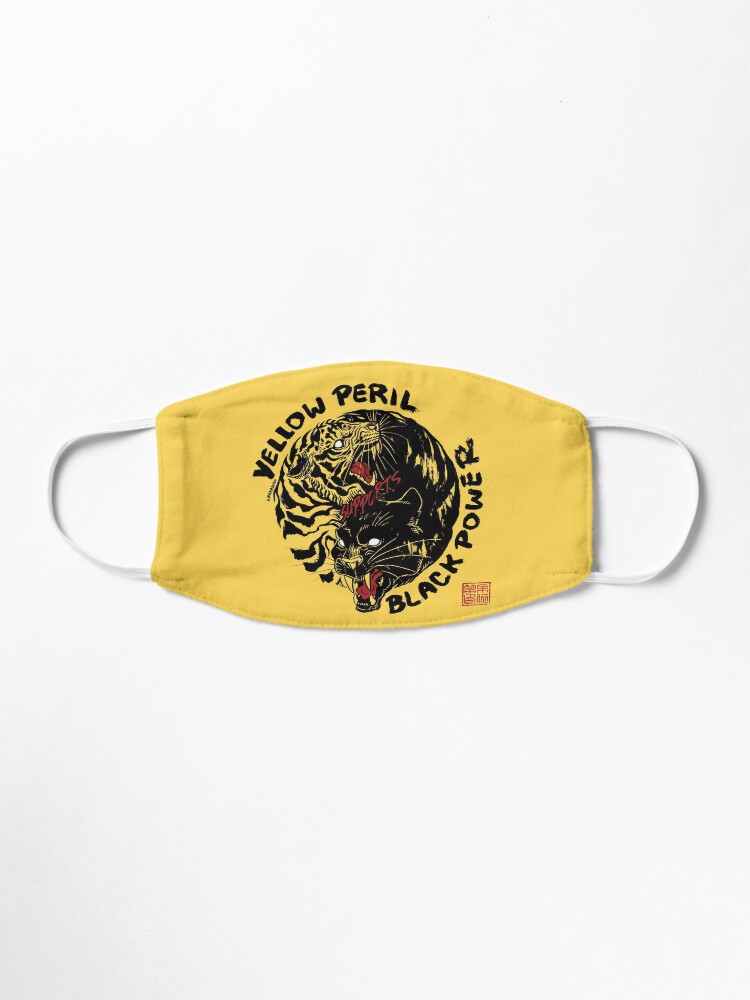 Download Yellow Peril Supports Black Power Mask By Kiriska Redbubble PSD Mockup Templates