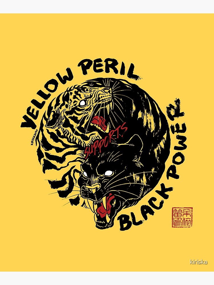 Yellow Peril Supports Black Power by kiriska