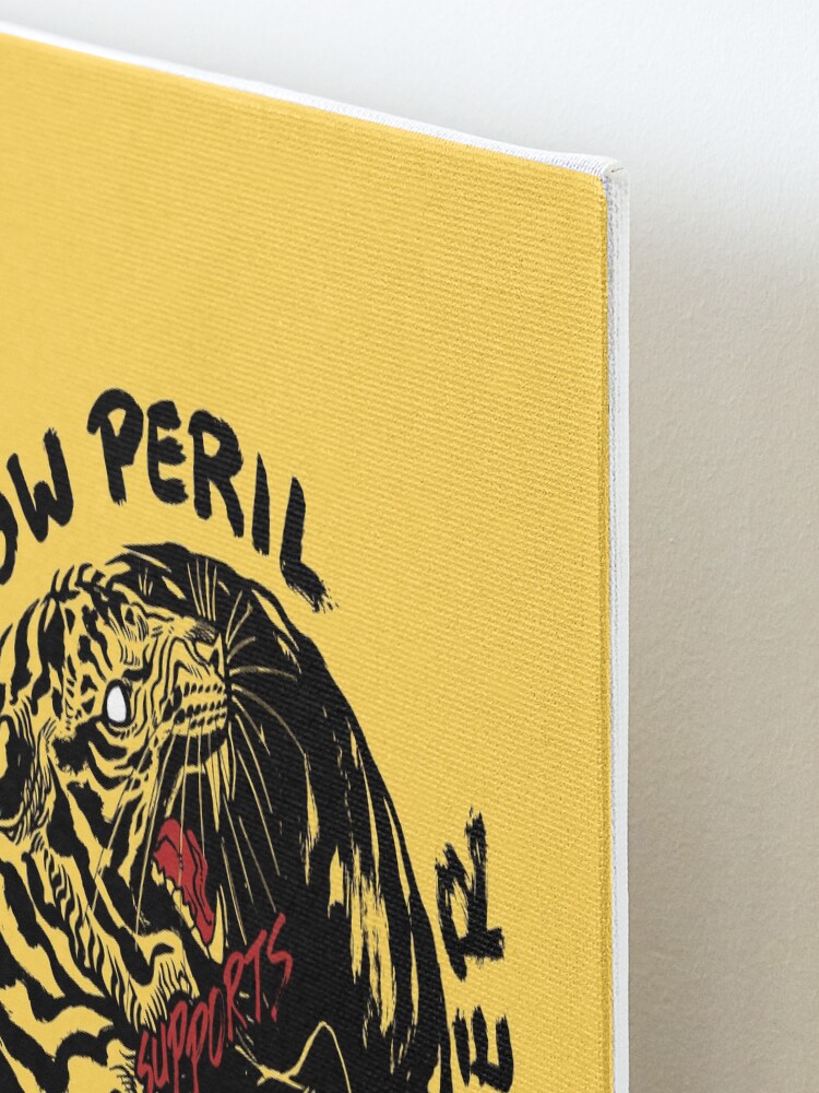 Alternate view of Yellow Peril Supports Black Power Mounted Print