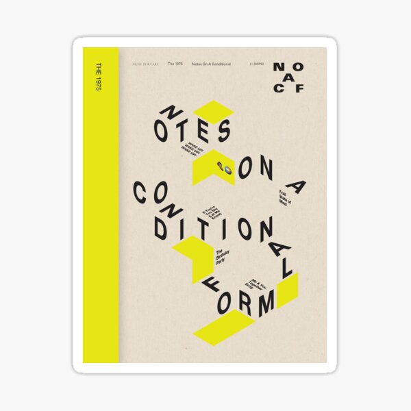 Notes On A Conditional Form Sticker