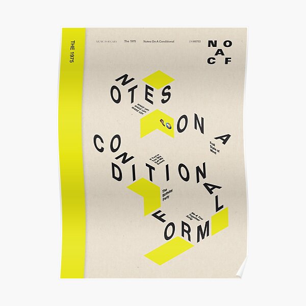 Notes On A Conditional Form Poster